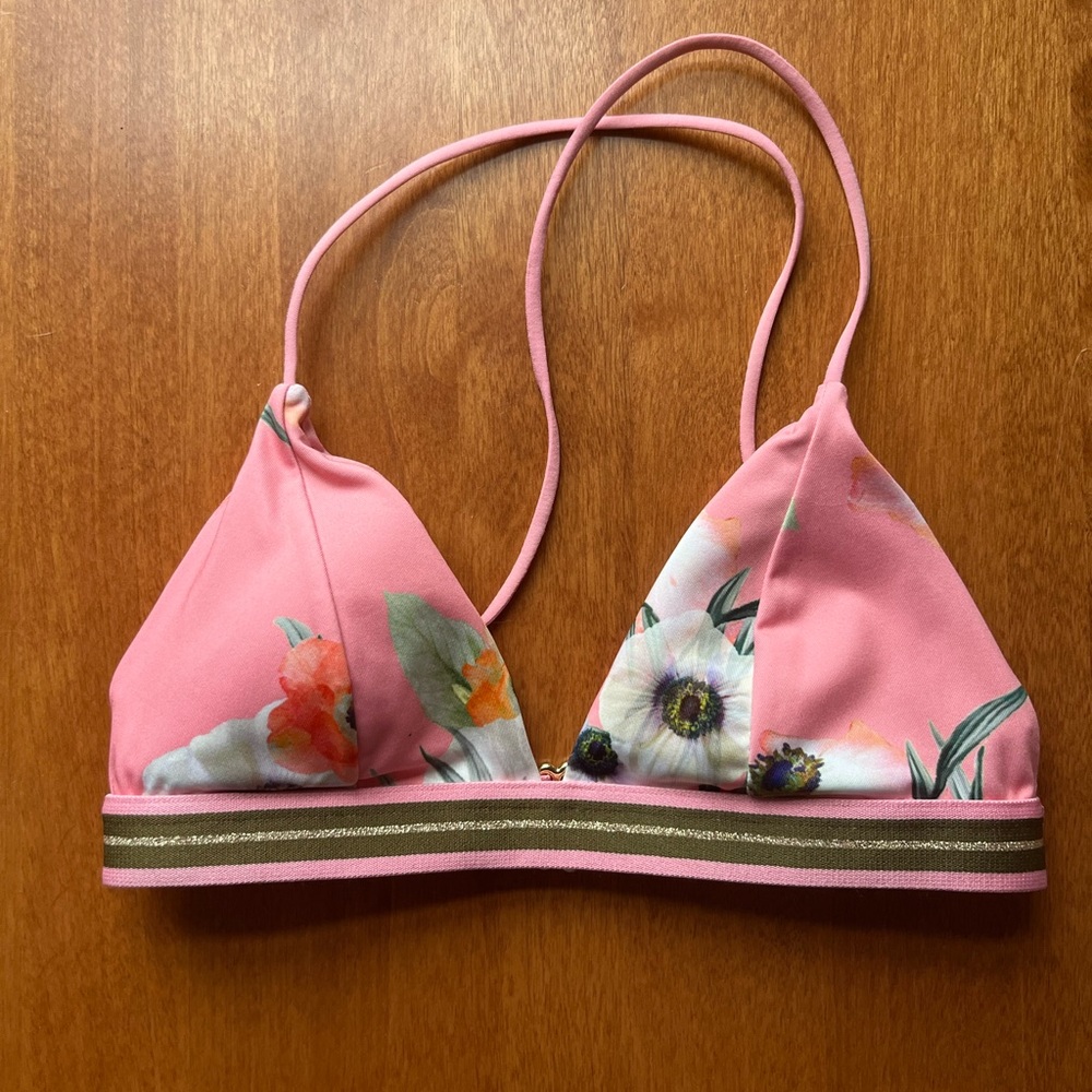 (Free) H&M Pink Bikini Top, Size 4